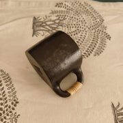 Tea /Coffee: Black Pottery Cups â€“ Handmade Clay Coffee Cups