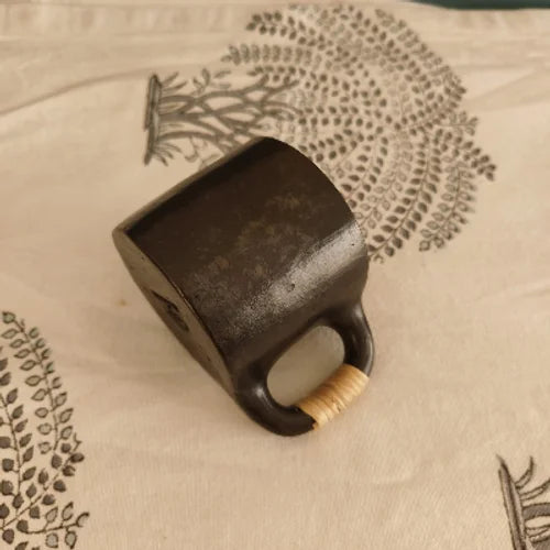 Tea /Coffee: Black Pottery Cups â€“ Handmade Clay Coffee Cups