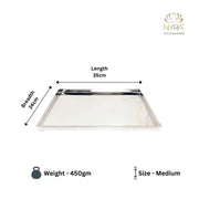 Stainless Steel Storing & Serving Tray for Sweet & Snacks – Serving Tray