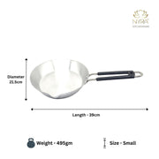Aluminium Non-Stick Fry Pan with Dual Pour Spouts & Heat-Resistant Handle – Frying Pan