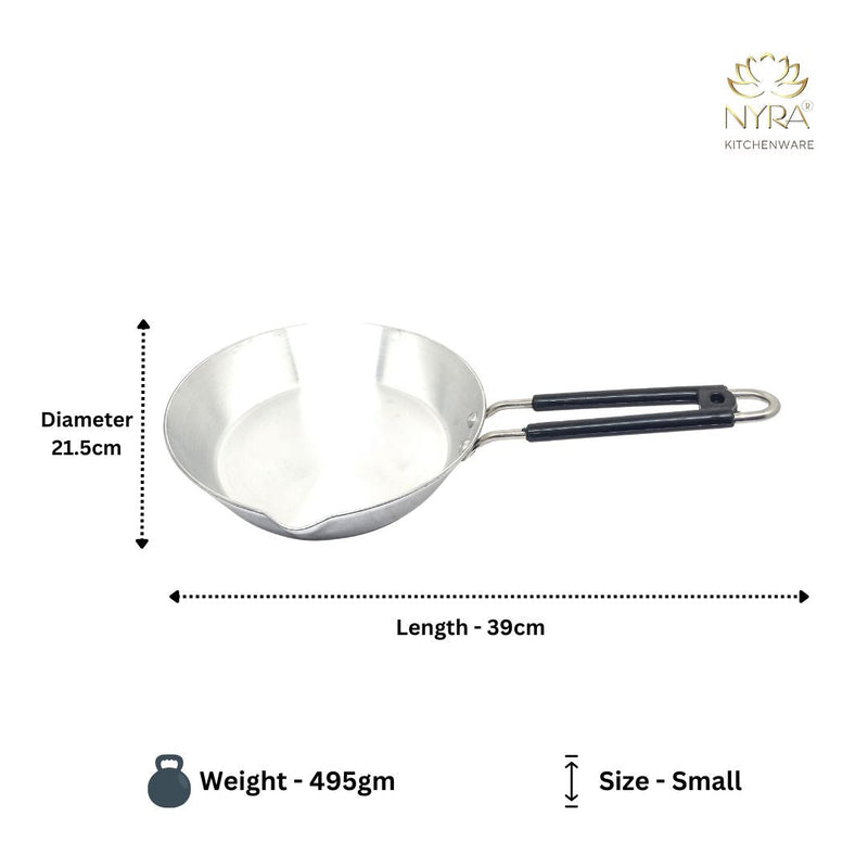 Aluminium Non-Stick Fry Pan with Dual Pour Spouts & Heat-Resistant Handle – Frying Pan
