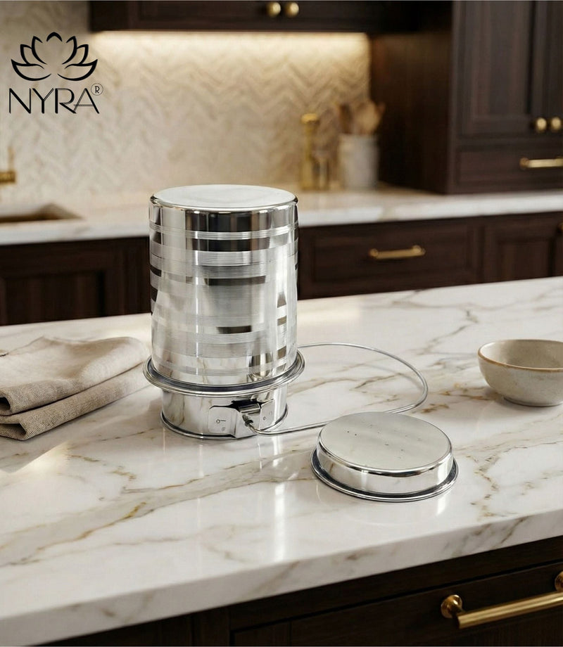 Stainless Steel Jointless Milk Can/Oil Can with Lid - Milk and Oil Storage Container/Balti – Storage Container