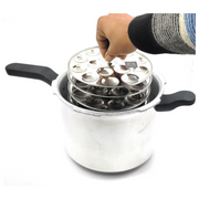 Stainless Steel Mini Idli Stand (15 Idli per Plate) – Idli Steamer
