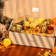Mithai Diya set | A sweet festival gifting set (New) – Decorative Festival Oil Lamps