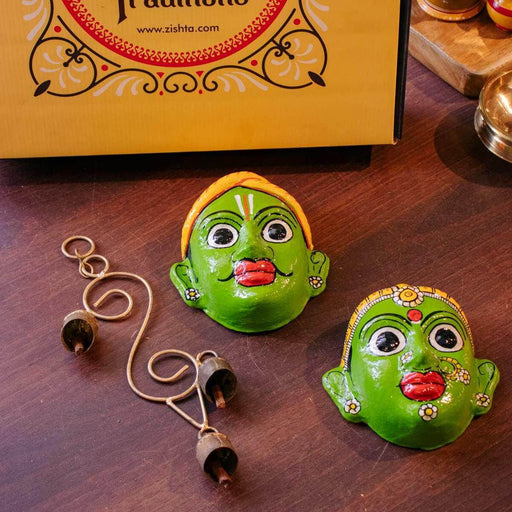 Nakashi Wall Decor Mask And Wind Chimes – Utensil