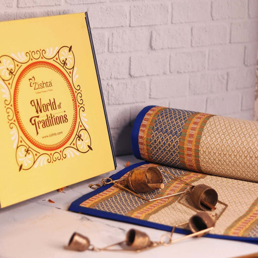 Natural Mat & Wind Chimes Gift Set – Gift Set