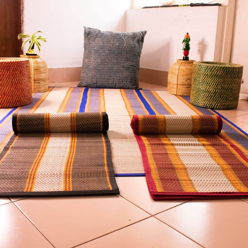 Natural River Grass Madur Mats - Medium (3 Fold) – Grass Floor Mat