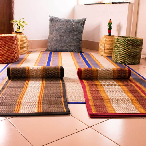 Natural River Grass Madur Mats - Medium (3 Fold) – Grass Floor Mat