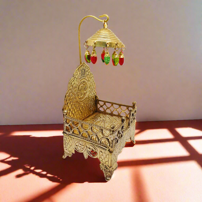 Pure Brass Singhasan/Throne for God Idols