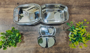 Stainless Steel Tiffin Box Set for School/Office – Kitchen Utensil