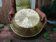 Traditional Brass Hammered Parat – Kitchen Utensil