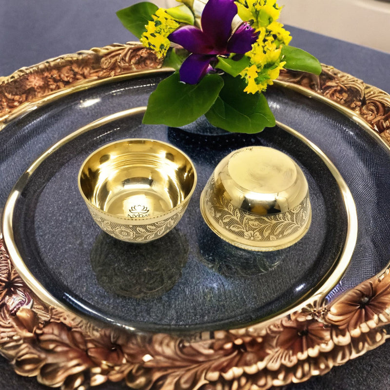 Traditional Brass/Peetal Katori – Serving Bowl