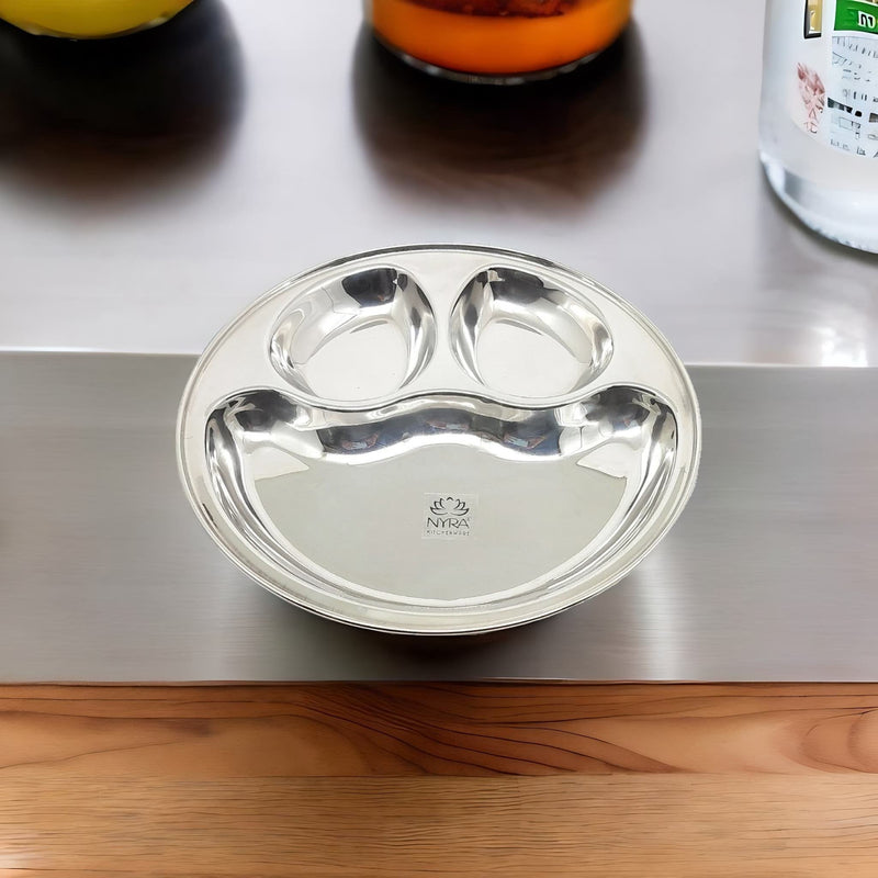 Stainless Steel Partition Plate – Kitchen Utensil
