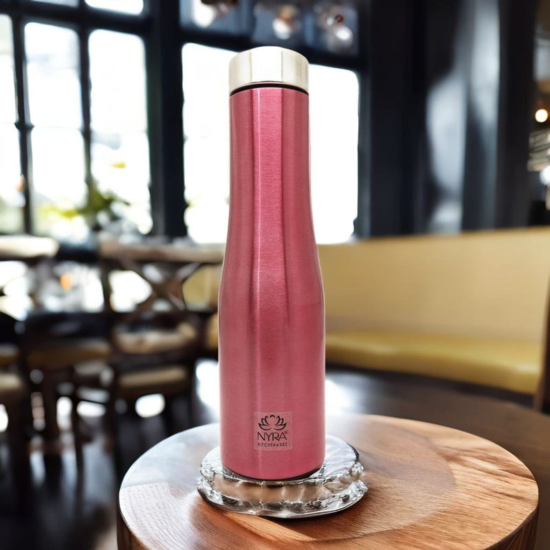 Premium Stainless Steel Pink Fridge/Refrigerator Water Bottle – Water Bottle