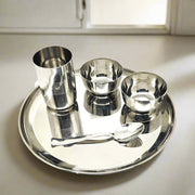 Stainless Steel Premium Thali/Dinner Set of 5pcs