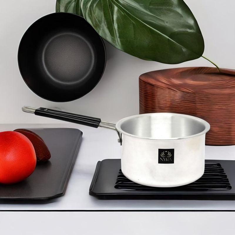 Aluminum Multipurpose Sauce Pan with Strong PVC Handle – Kitchenware