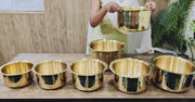 Pure Brass/Peetal Bhagona/Tope – Kitchen Utensil