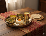 Premium Kansa/Bronze Thali Set of 6pcs – Kitchen Utensil