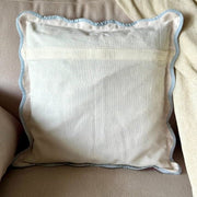 Nurture India Pink Scallop Cushion Cover