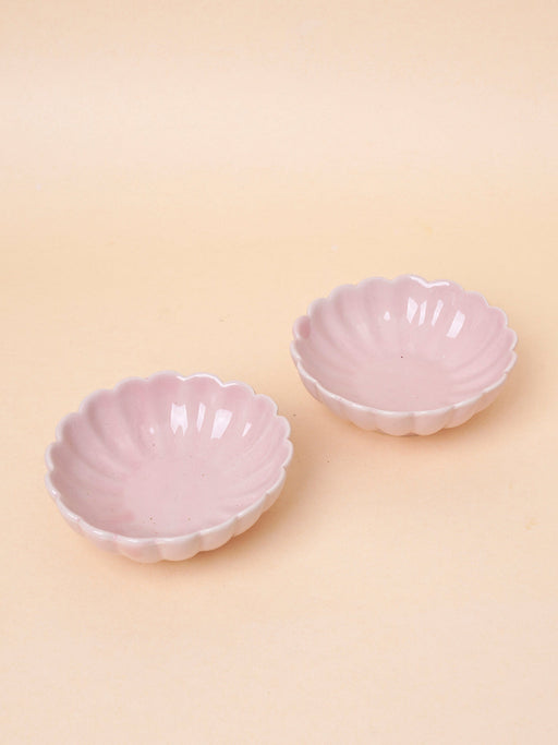 Nurture India Pearl Pink Small Bowls 2-Piece Set
