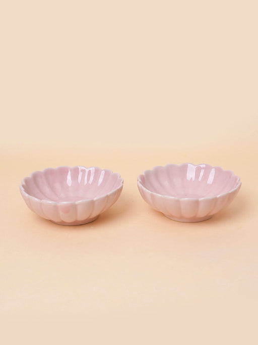 Nurture India Pearl Pink Small Bowls 2-Piece Set