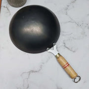 Pure Iron Wok With Wooden Handle – Utensil