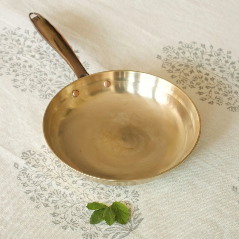 Kansa Tulsi Fry Pan – Bronze Frying Pan