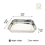 Stainless Steel Storing & Serving Tray – Serving Tray