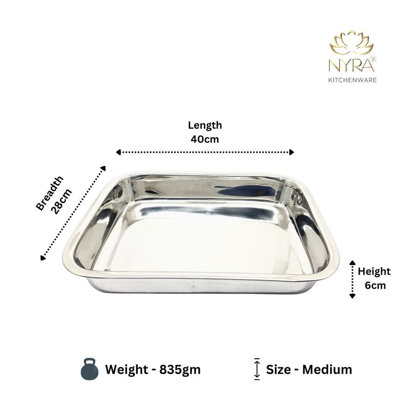 Stainless Steel Storing & Serving Tray – Serving Tray