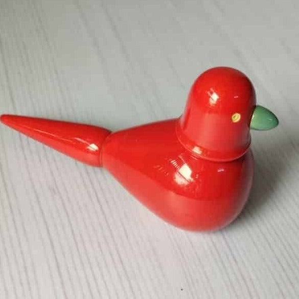 Nurture India Red Birdie Toy Figurine Cum Decor Piece