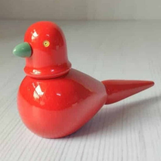 Nurture India Red Birdie Toy Figurine Cum Decor Piece