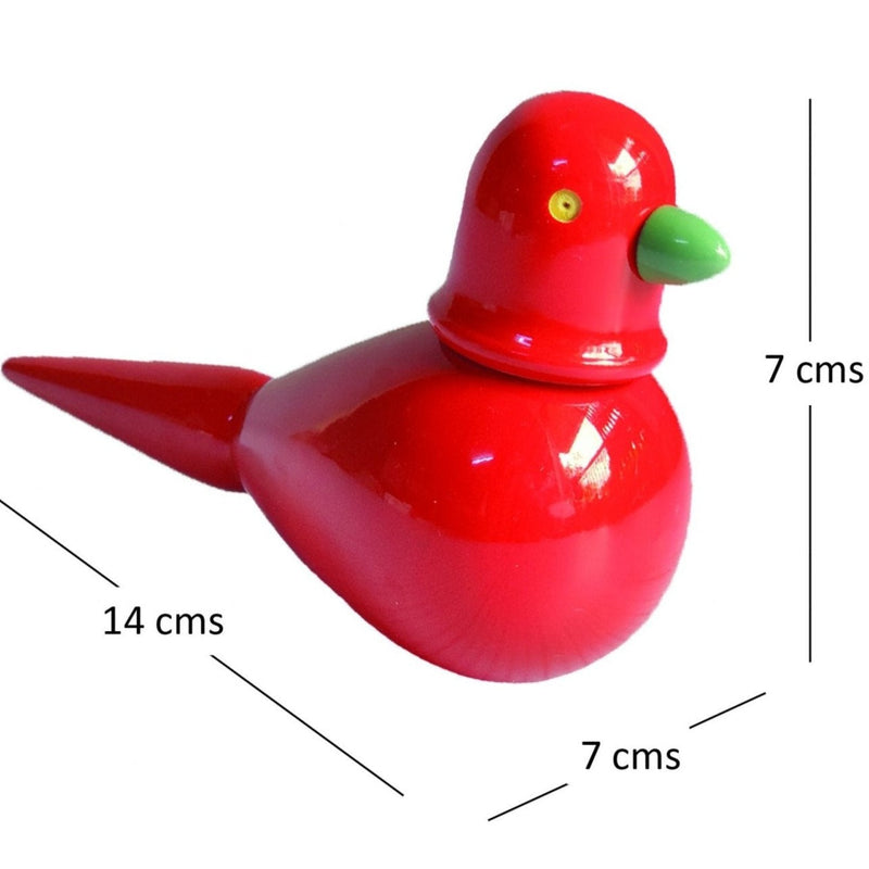 Nurture India Red Birdie Toy Figurine Cum Decor Piece