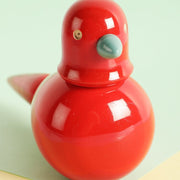 Nurture India Red Birdie Toy Figurine Cum Decor Piece