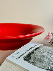 Nurture India Have It All Pasta Bowl Bright Red