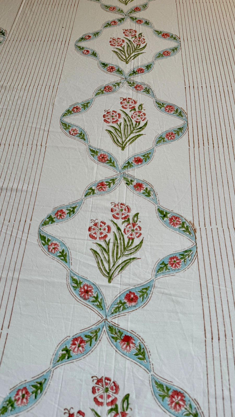 aenak-red-periwinkle-handblock-printed-premium-cotton-fitted-bedsheet-set