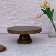 Nurture India Rustic Wooden Cake Stand