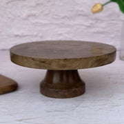 Nurture India Rustic Wooden Cake Stand