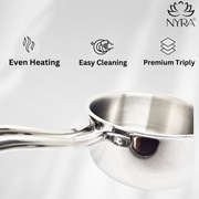 Triply Stainless Steel Sauce Pan Set with Lid – Lid