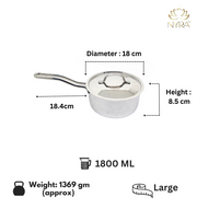 Triply Stainless Steel Sauce Pan Set with Lid – Lid