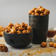 Sea Salt Caramel Crispy Popcorn