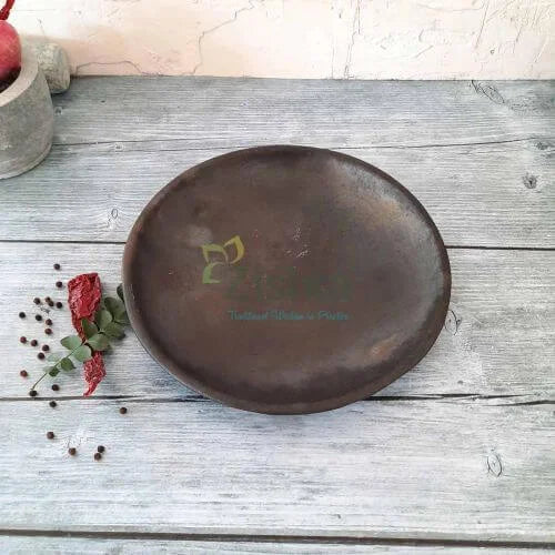 Serving-Dining Plate: Manipur Black Pottery â€“ Serving Plate