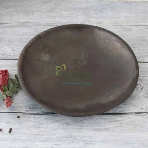 Serving-Dining Plate: Manipur Black Pottery â€“ Serving Plate