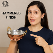 Rose Gold Finish Stainless Steel Serving Kadhai – Cooking Wok