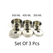 Stainless-Steel Box Round Storage Container (Gol Dibbi/Dabba) – Storage Container
