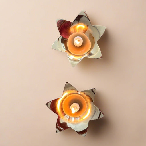 Nurture India Floral Diya Gift Box 0-oz 4-Piece Set