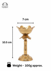 Brass Lotus Kamal Diya – Brass Oil Lamp