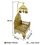 Pure Brass Singhasan/Throne for God Idols