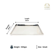 Stainless Steel Storing & Serving Tray for Sweet & Snacks – Serving Tray