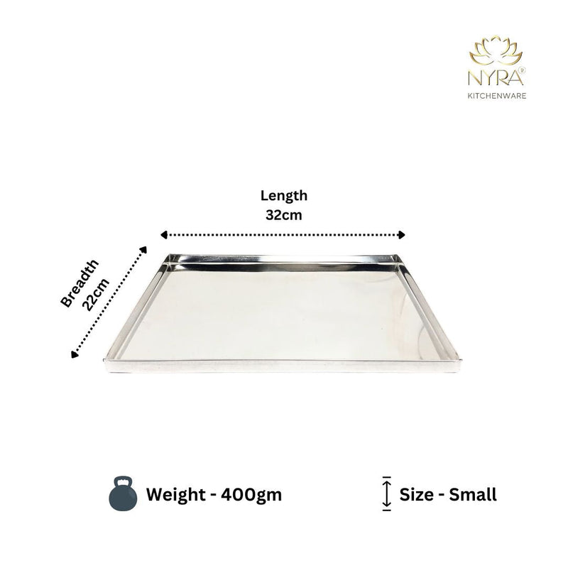Stainless Steel Storing & Serving Tray for Sweet & Snacks – Serving Tray