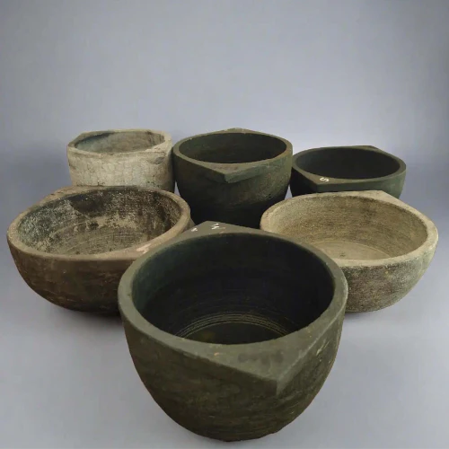 Soapstone Cookware Kalchatti (Treated) – Soapstone Cooking Pot